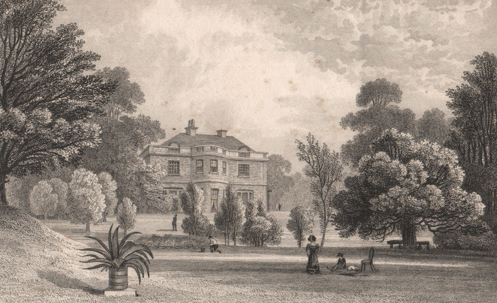 Eastcombe House, Charlton, London. Demolished early 20C. Duchess Buckingham 1829